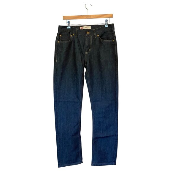 Levi 511 Dark Wash Jeans Slim Fit Denim Women's 20 Reg Red Tab - Picture 1 of 8